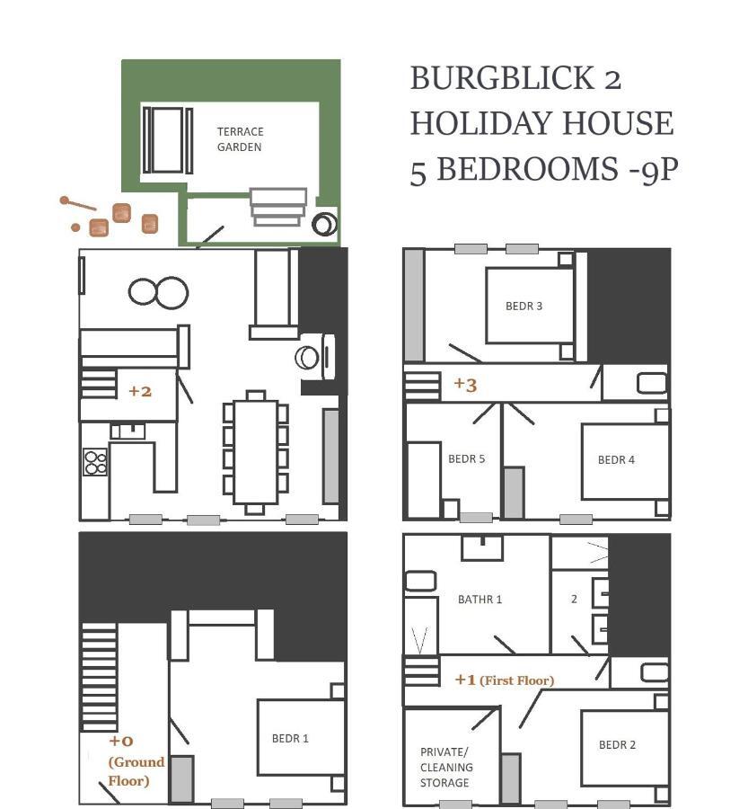 Holiday House Burgblick2 With Garden - Vosproperties モンシャウ エクステリア 写真